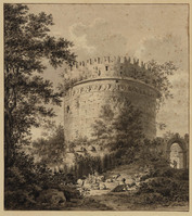 KT 2003 043
<br/>
Mausoleum van Cecilia Metella aan de Via Appia, Rome
<br/>
<em>Versteegh, Dirck (1751-1822)</em>